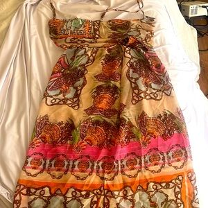 A multi-color sundress
